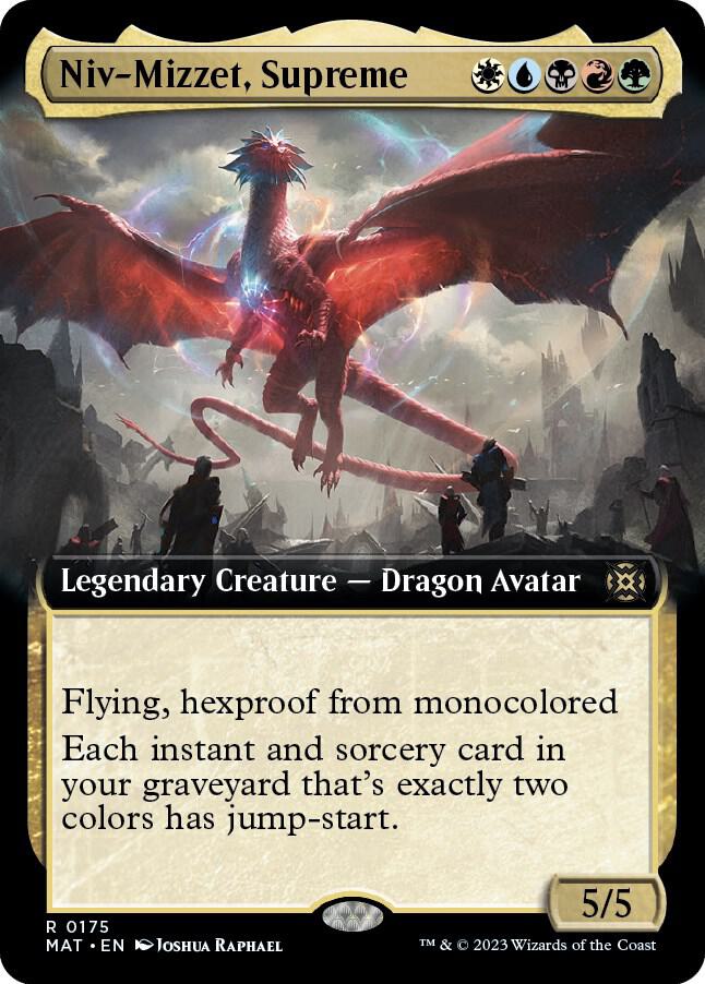 Niv-Mizzet, Supreme 175/50 (March of the Machine: The Aftermath)  - Extended Art | Good Games Modbury