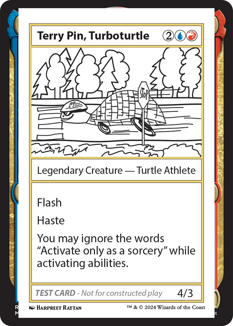 Terry Pin, Turboturtle [Mystery Booster 2 Playtest Cards] | Good Games Modbury