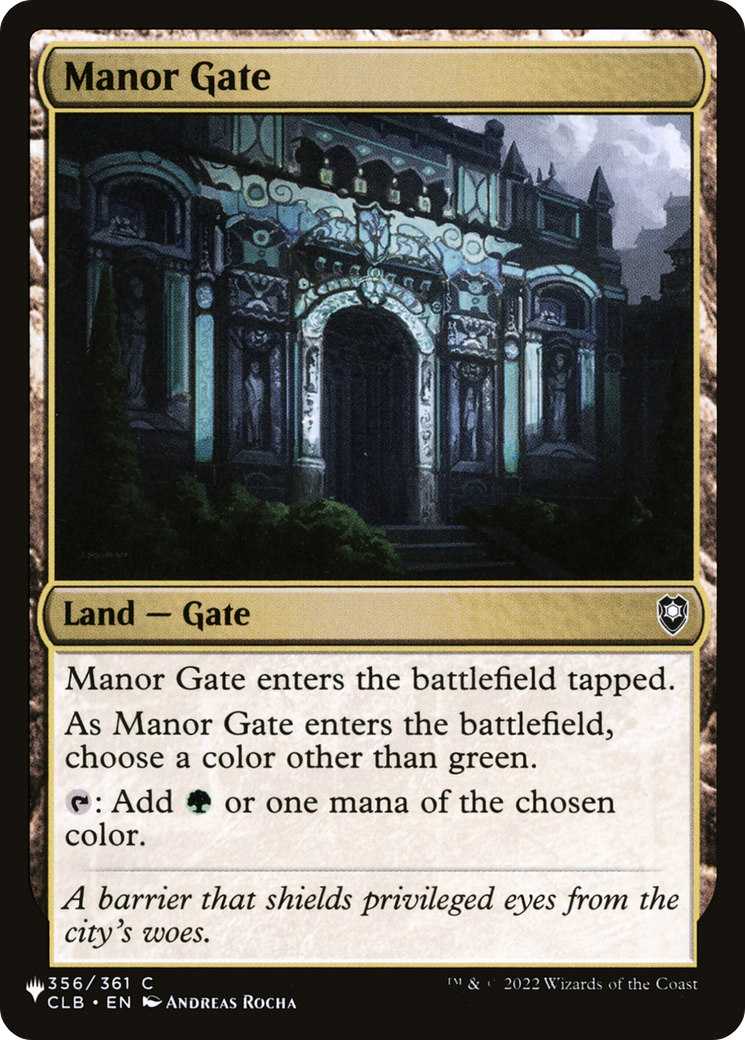 Manor Gate [The List] | Good Games Modbury