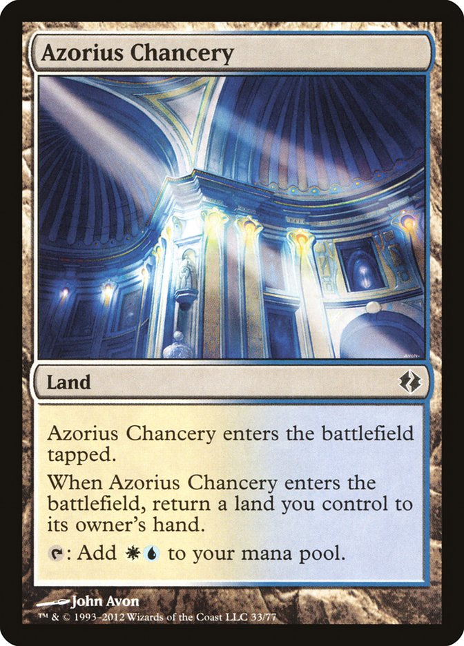Azorius Chancery [Duel Decks: Venser vs. Koth] | Good Games Modbury