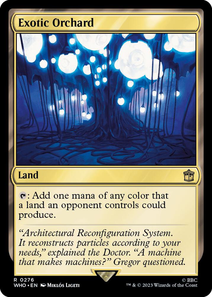 Exotic Orchard 276/331 (Universes Beyond: Doctor Who)  - Foil | Good Games Modbury
