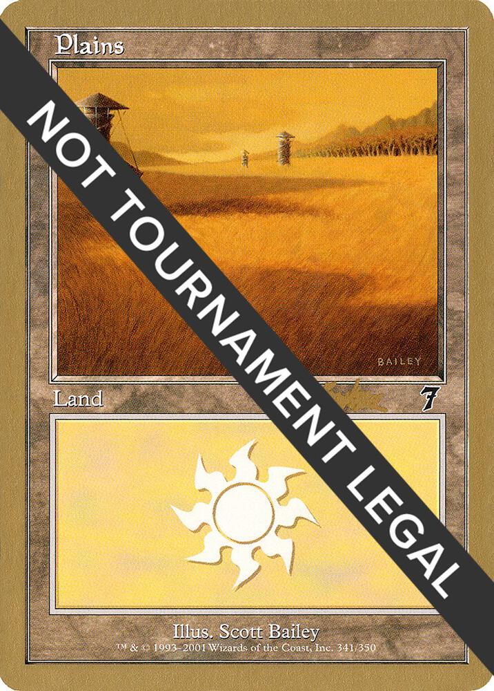 Plains 341 2002 Brian Kibler 7ED bk341/153 (World Championship Decks)  | Good Games Modbury
