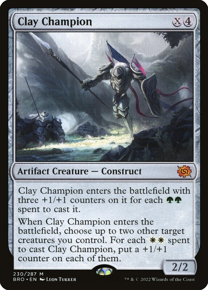 Clay Champion 230/287 (The Brothers' War)  - Foil | Good Games Modbury