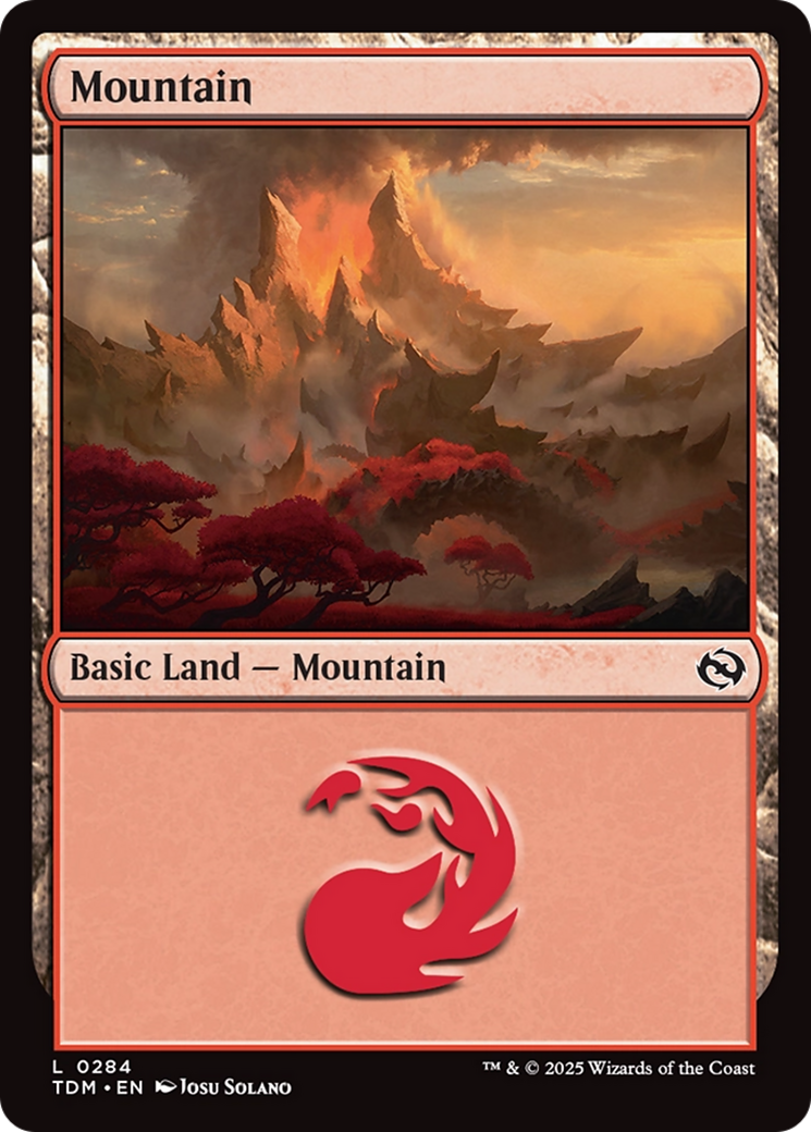 Mountain (0284) [Tarkir: Dragonstorm] | Good Games Modbury