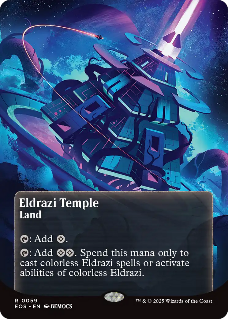 Eldrazi Temple (0059) (Borderless) [Edge of Eternities: Stellar Sights] | Good Games Modbury