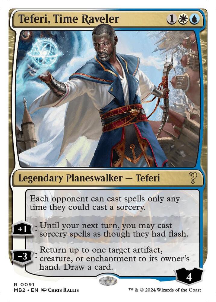 Teferi, Time Raveler 91/390 (Mystery Booster 2)  | Good Games Modbury