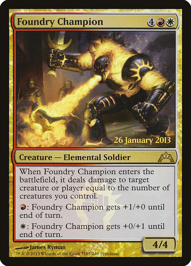 Foundry Champion [Gatecrash Prerelease Promos] | Good Games Modbury