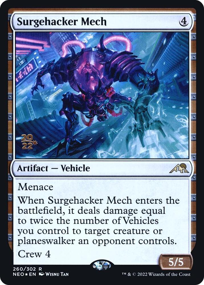 Surgehacker Mech 260s/157 (Prerelease Cards)  - Foil | Good Games Modbury