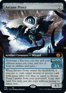 Arcane Proxy Extended Art 319/287 (The Brothers' War)  - Foil | Good Games Modbury