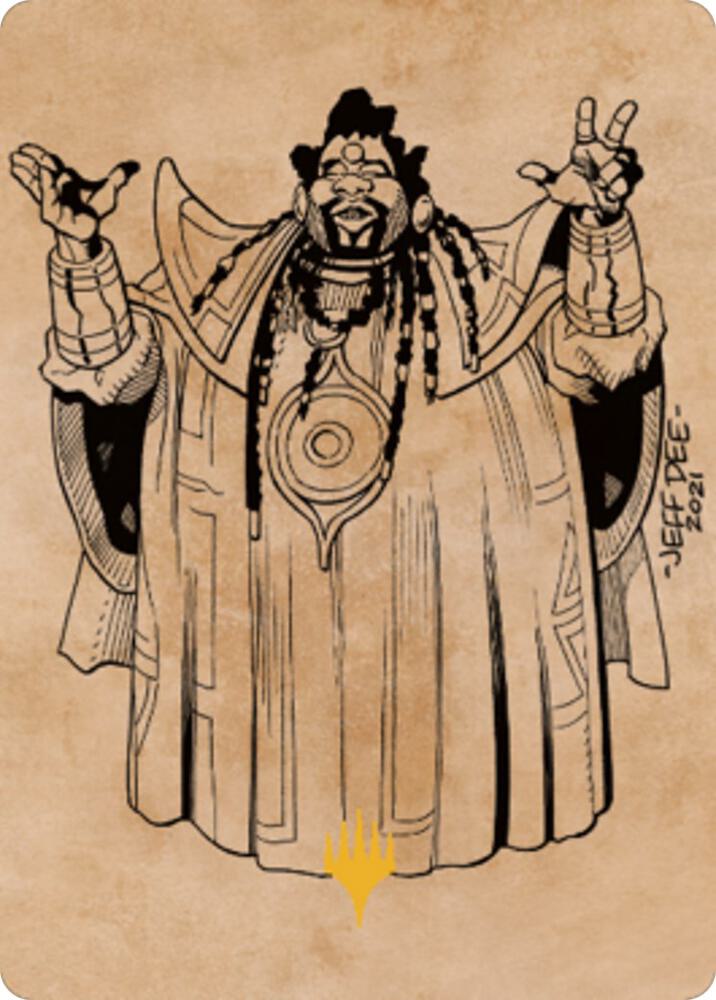 Alaundo the Seer Art Card Gold Stamped 61 (Art Series: Commander Legends: Battle for Baldur's Gate)  | Good Games Modbury