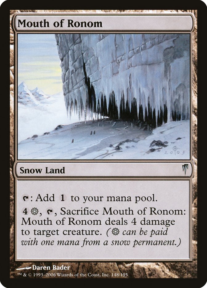 Mouth of Ronom 148/155 (Coldsnap)  | Good Games Modbury