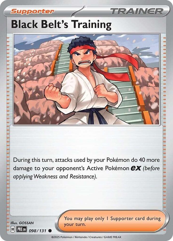 Black Belt's Training (098/131) [Scarlet & Violet: Prismatic Evolutions] | Good Games Modbury