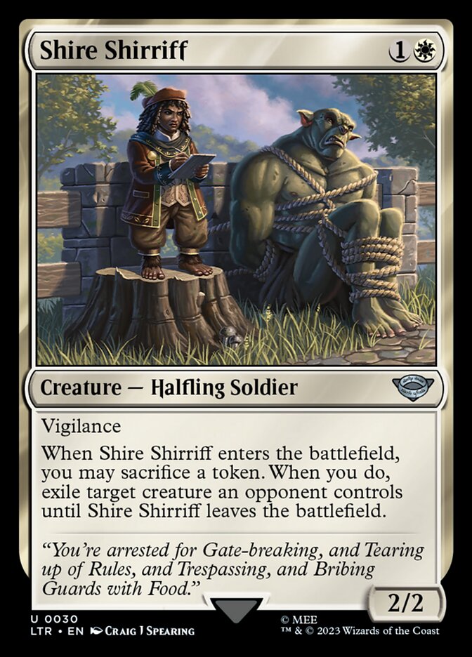 Shire Shirriff 30/281 (Universes Beyond: The Lord of the Rings: Tales of Middle-earth)  - Foil | Good Games Modbury