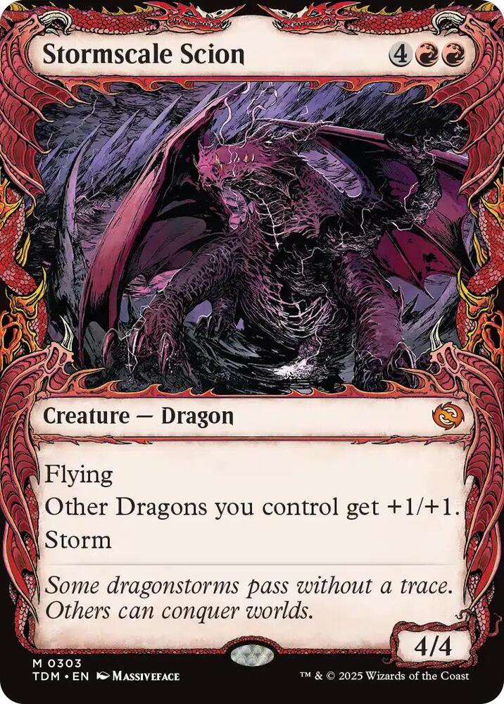 Stormscale Scion 303 (Tarkir: Dragonstorm)  - Showcase | Good Games Modbury