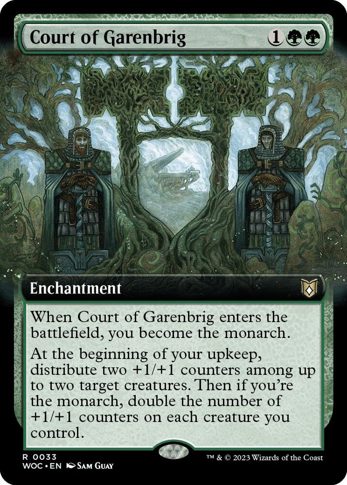 Court of Garenbrig 33 (Commander: Wilds of Eldraine)  - Extended Art Foil | Good Games Modbury