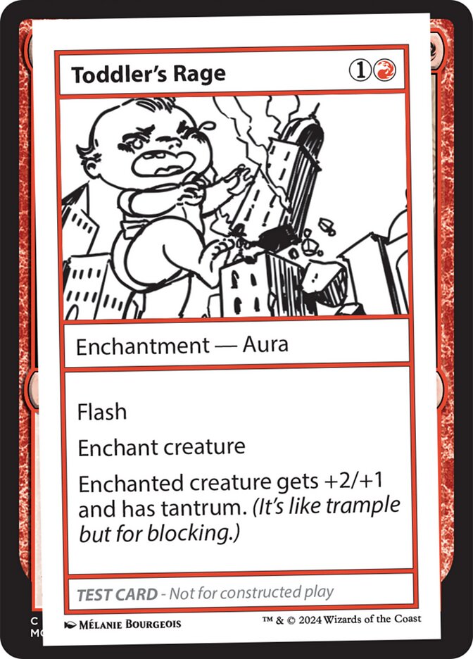 Toddler's Rage 568/390 (Mystery Booster 2 Playtest Cards)  | Good Games Modbury