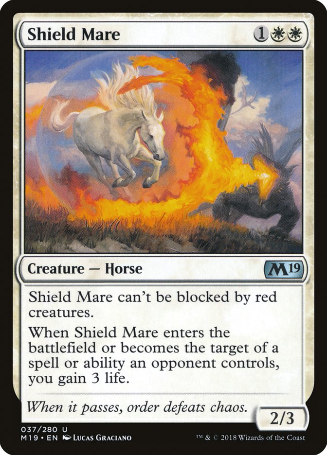 Shield Mare [Core Set 2019] | Good Games Modbury