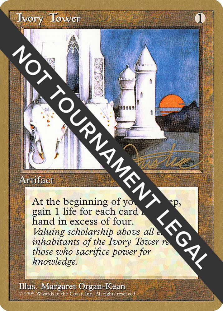 Ivory Tower 1996 Mark Justice 4ED mj328/308 (World Championship Decks)  | Good Games Modbury