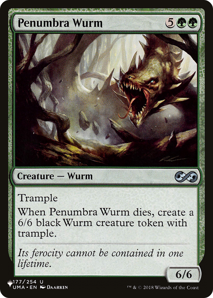 Penumbra Wurm [The List Reprints] | Good Games Modbury