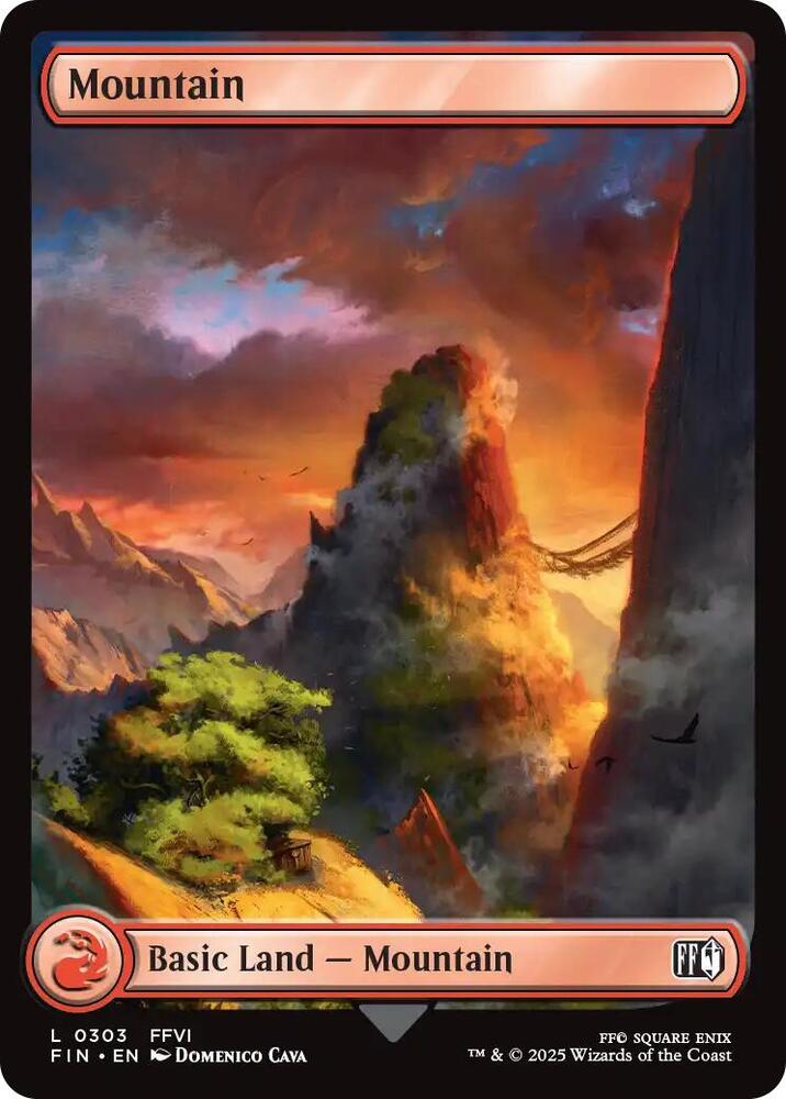Mountain 303 (FINAL FANTASY)  - Full Art Foil | Good Games Modbury