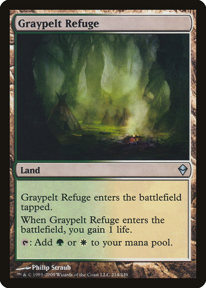 Graypelt Refuge [Zendikar] | Good Games Modbury