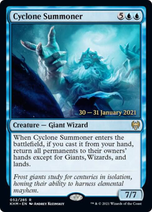 Cyclone Summoner 52s/1 (Prerelease Cards)  - Foil | Good Games Modbury