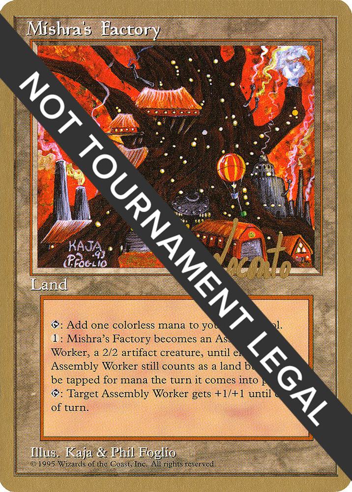 Mishras Factory 1996 Michael Loconto 4ED ml361/308 (World Championship Decks)  | Good Games Modbury