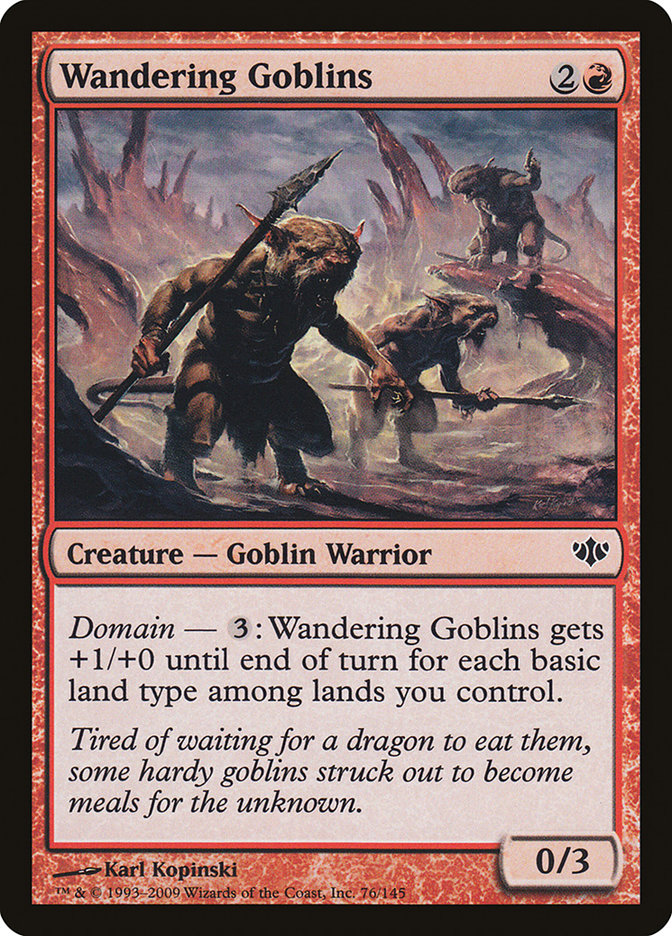 Wandering Goblins 76/145 (Conflux)  | Good Games Modbury