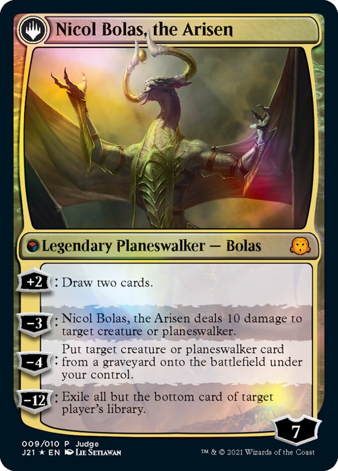 Nicol Bolas, the Ravager // Nicol Bolas, the Arisen [Judge Gift Cards 2021] | Good Games Modbury