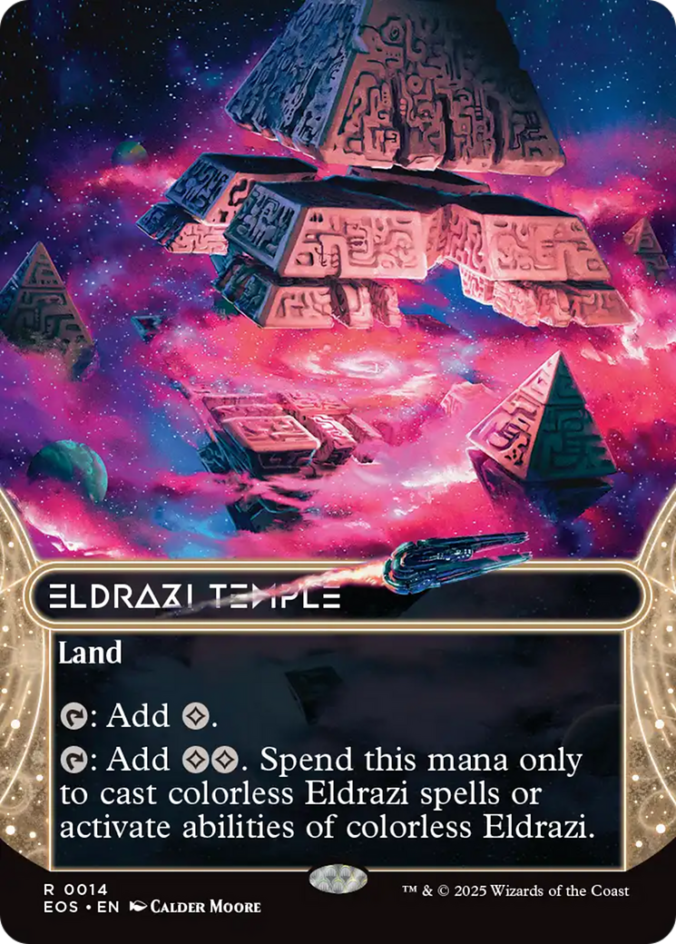 Eldrazi Temple (0014) (Borderless) [Edge of Eternities: Stellar Sights] | Good Games Modbury