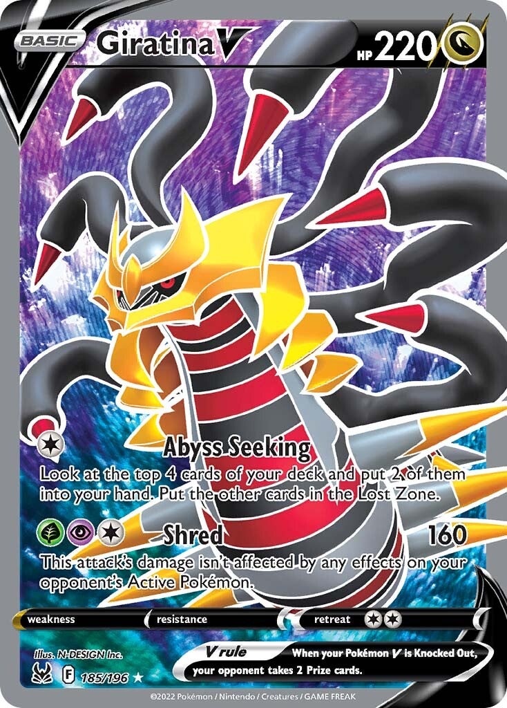 Giratina V (185/196) [Sword & Shield: Lost Origin] | Good Games Modbury