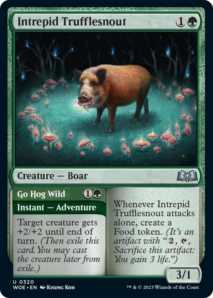 Intrepid Trufflesnout // Go Hog Wild [Wilds of Eldraine] | Good Games Modbury