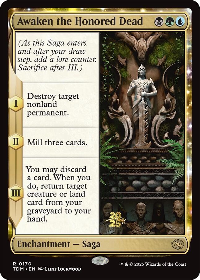 Awaken the Honored Dead 170s/166 (Prerelease Cards)  - PreRelease Foil | Good Games Modbury