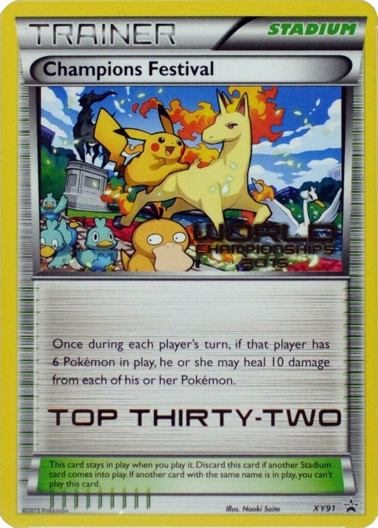 Champions Festival (XY91) (2015 Top Thirty-Two) [XY: Black Star Promos] | Good Games Modbury