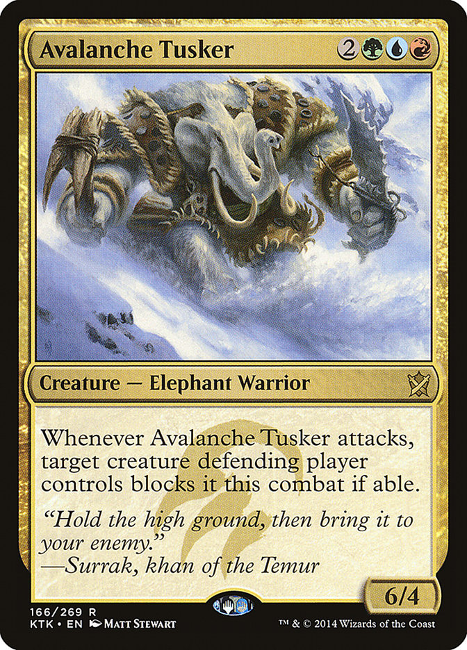 Avalanche Tusker 166/269 (Khans of Tarkir)  | Good Games Modbury