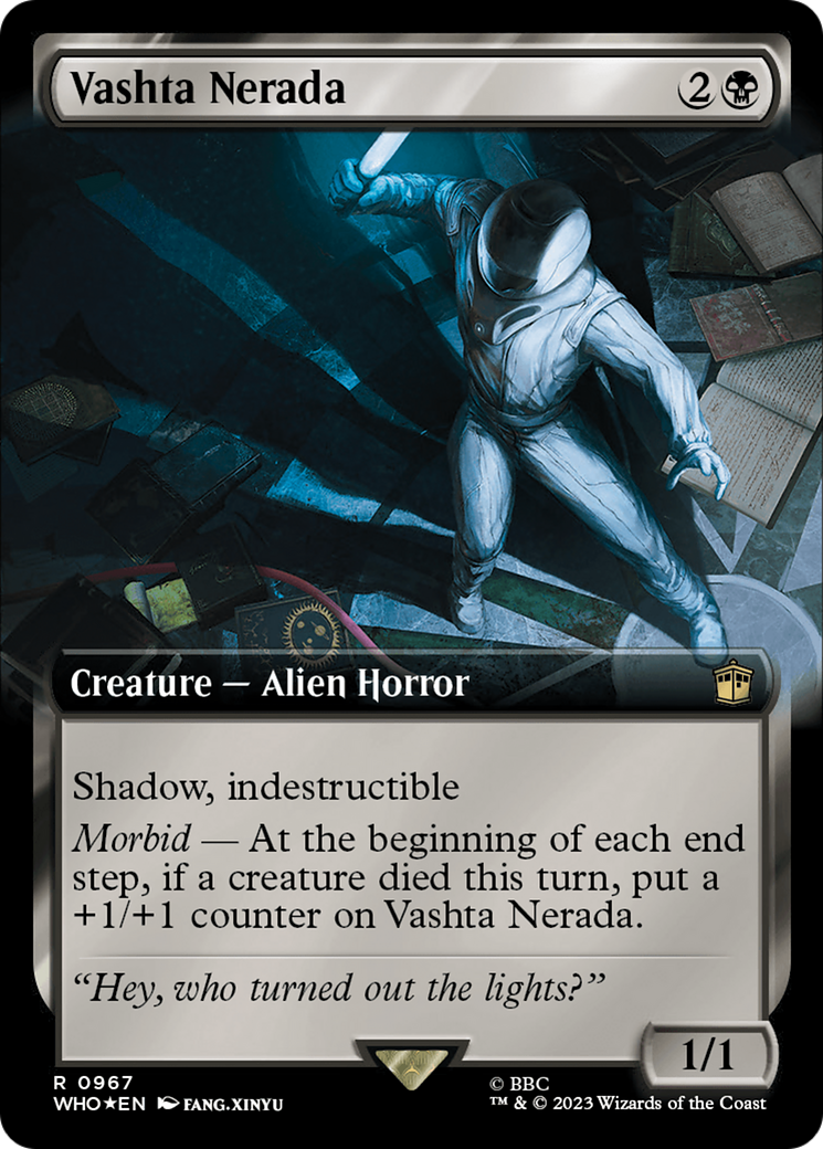 Vashta Nerada (Extended Art) (Surge Foil) [Doctor Who] | Good Games Modbury