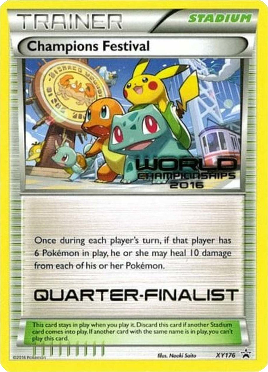 Champions Festival (XY176) (2016 Quarter Finalist) [XY: Black Star Promos] | Good Games Modbury