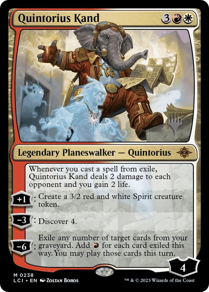 Quintorius Kand 238p/138 (Promo Pack: The Lost Caverns of Ixalan)  - Foil | Good Games Modbury
