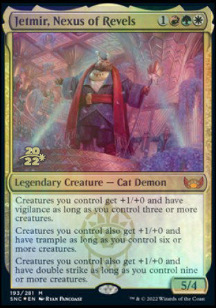 Jetmir, Nexus of Revels [Streets of New Capenna Prerelease Promos] | Good Games Modbury