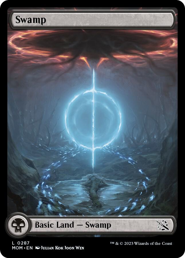 Swamp 287/291 (March of the Machine)  - Full Art Foil | Good Games Modbury