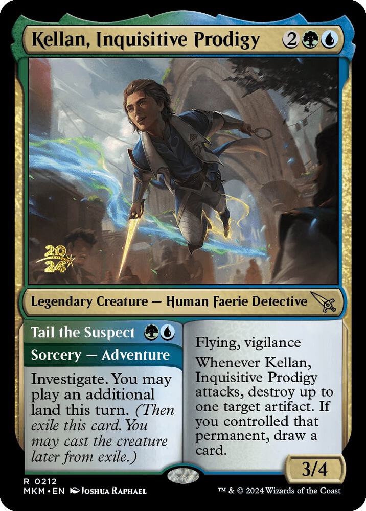 Kellan Inquisitive Prodigy 212s/182 (Prerelease Cards)  - Foil | Good Games Modbury
