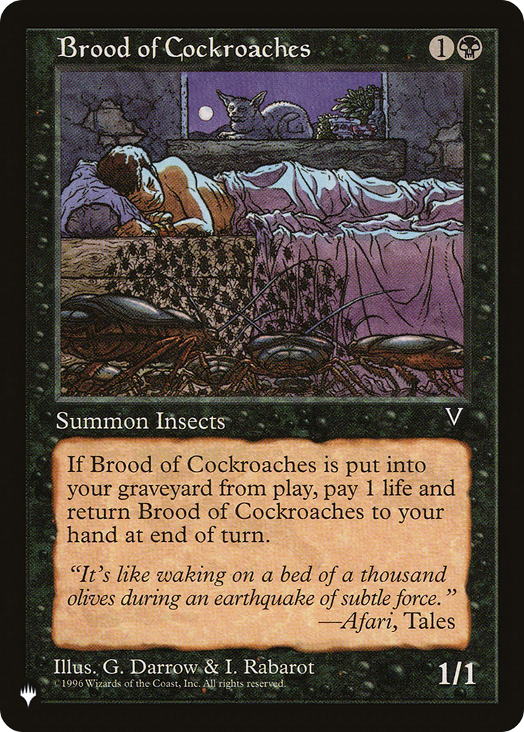 Brood of Cockroaches [The List Reprints] | Good Games Modbury