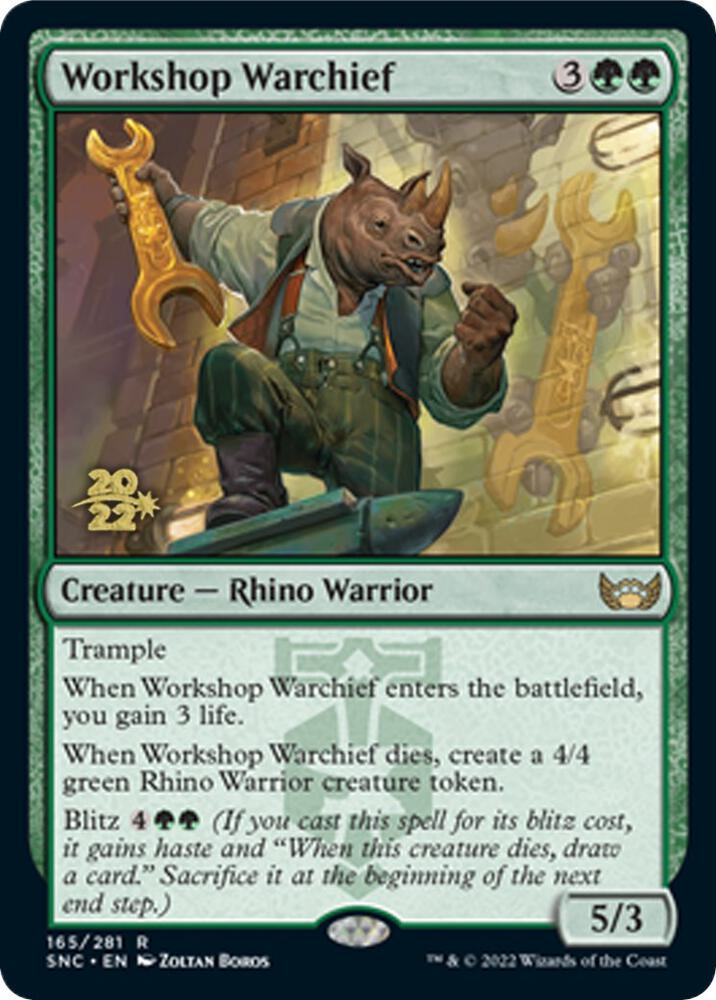 Workshop Warchief 165s/161 (Prerelease Cards)  - Foil | Good Games Modbury