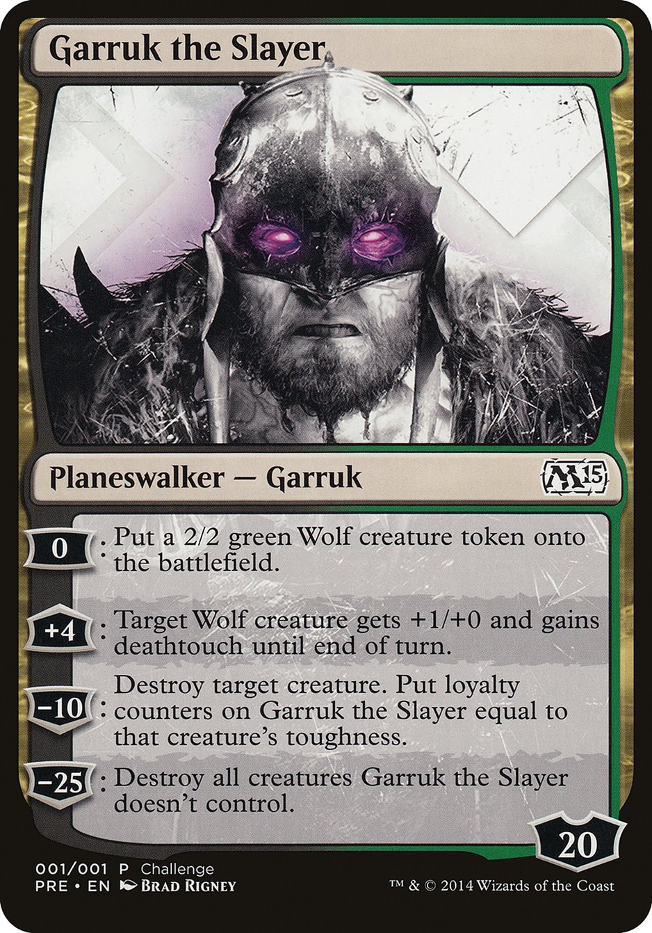 Garruk the Slayer 1/2 (Oversize Cards)  | Good Games Modbury