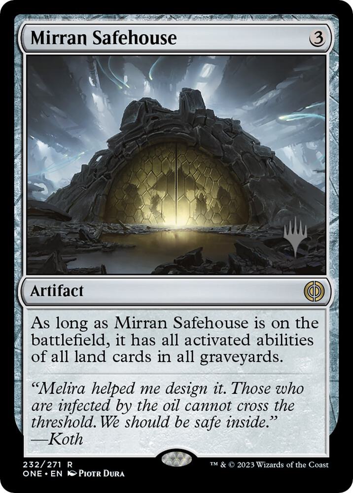Mirran Safehouse 232 (Promo Pack: Phyrexia: All Will Be One)  | Good Games Modbury