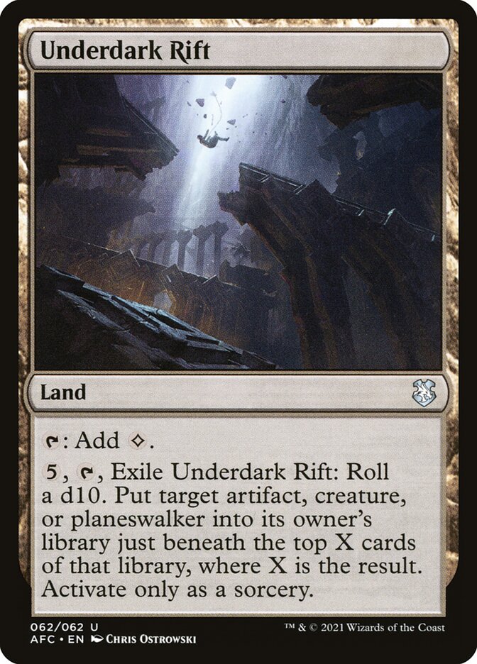 Underdark Rift 62/62 (Commander: Adventures in the Forgotten Realms)  | Good Games Modbury