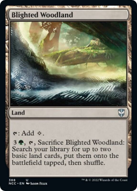 Blighted Woodland 388 (Commander: Streets of New Capenna)  | Good Games Modbury