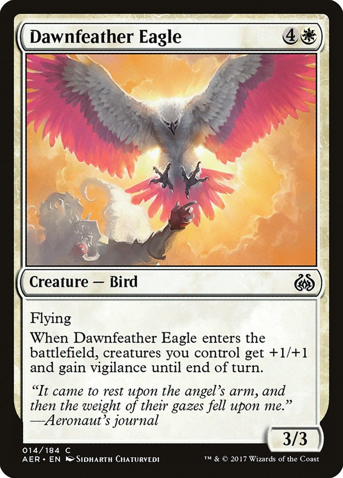 Dawnfeather Eagle 14/184 (Aether Revolt)  - Foil | Good Games Modbury