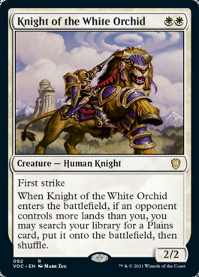 Knight of the White Orchid [Innistrad: Crimson Vow Commander] | Good Games Modbury