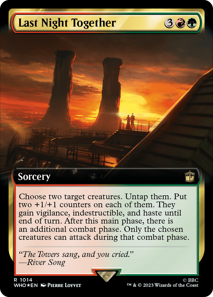 Last Night Together (Extended Art) (Surge Foil) [Doctor Who] | Good Games Modbury